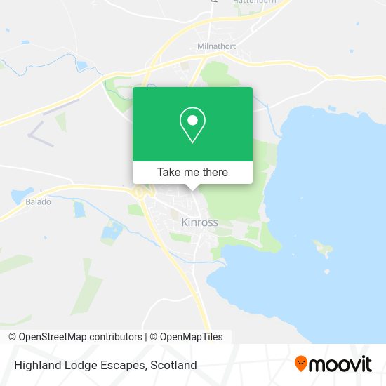 Highland Lodge Escapes map