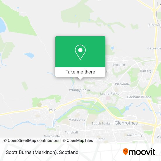 Scott Burns (Markinch) map