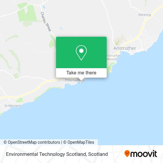 Environmental Technology Scotland map