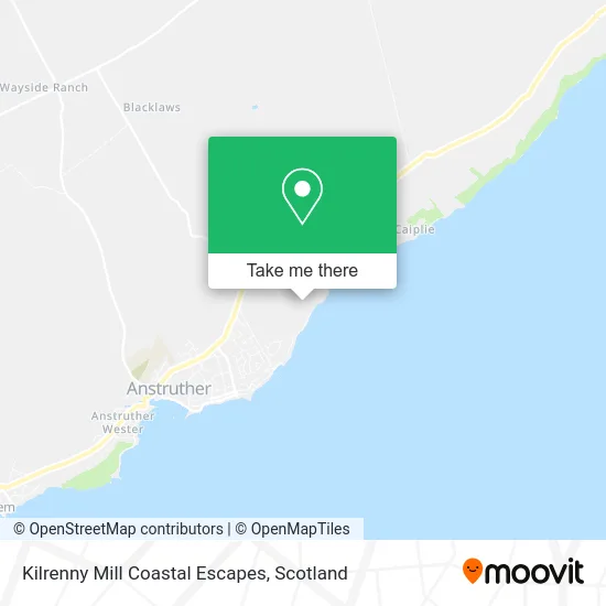 Kilrenny Mill Coastal Escapes map