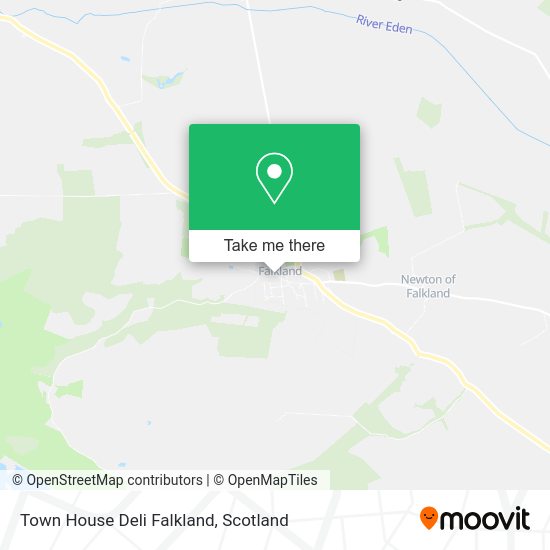 Town House Deli Falkland map