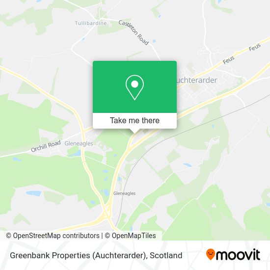 Greenbank Properties (Auchterarder) map