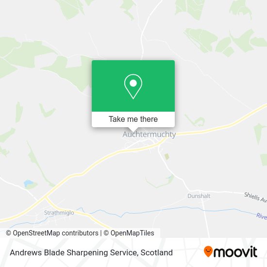 Andrews Blade Sharpening Service map