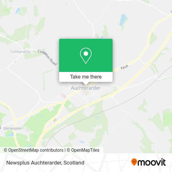 Newsplus Auchterarder map