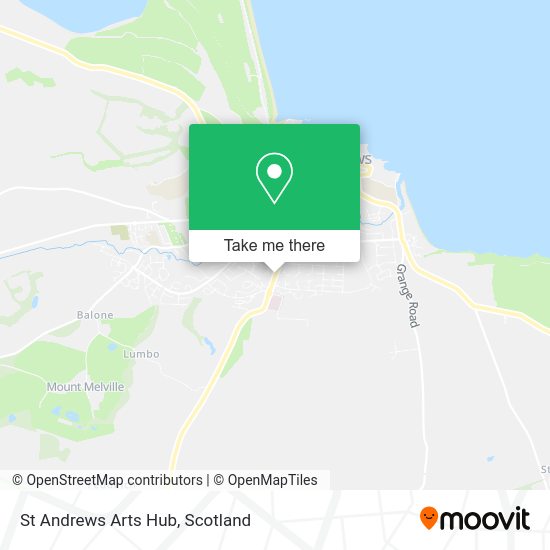 St Andrews Arts Hub map