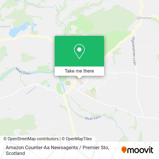 Amazon Counter-Aa Newsagents / Premier Sto map