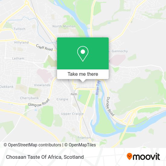 Chosaan Taste Of Africa map