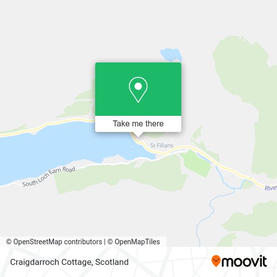 Craigdarroch Cottage map