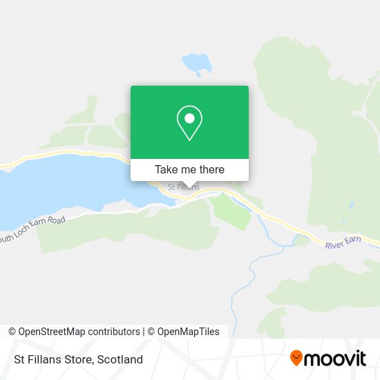 St Fillans Store map