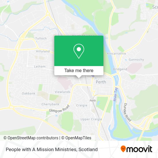 People with A Mission Ministries map