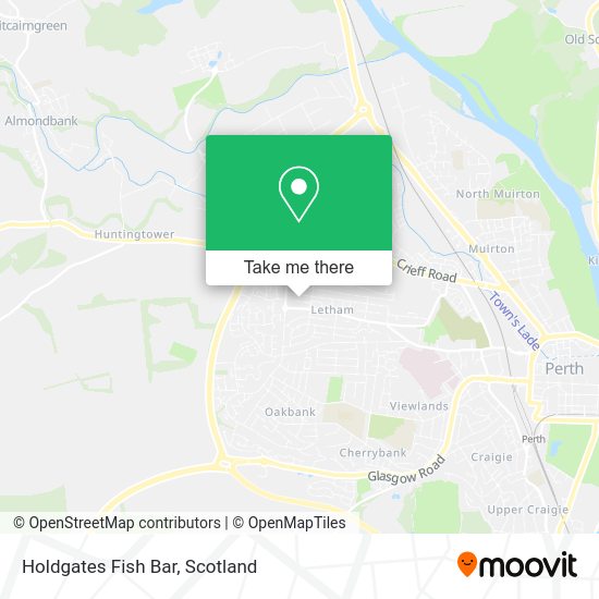 Holdgates Fish Bar map