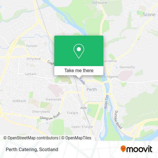 Perth Catering map