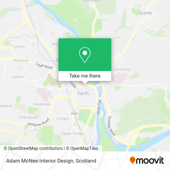 Adam McNee Interior Design map