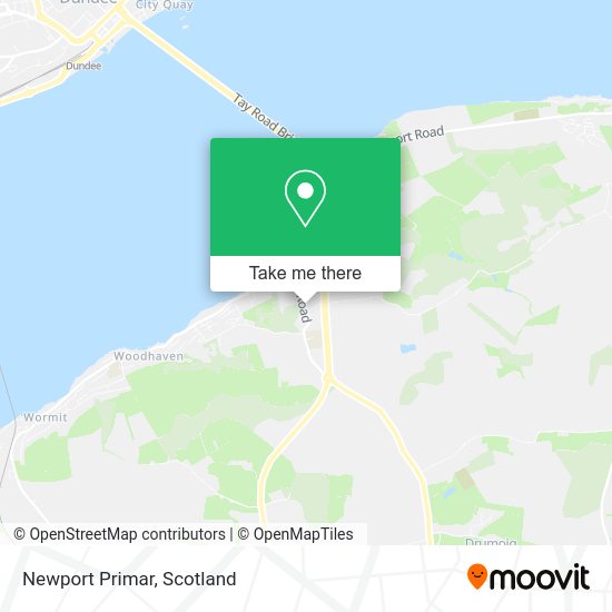 Newport Primar map