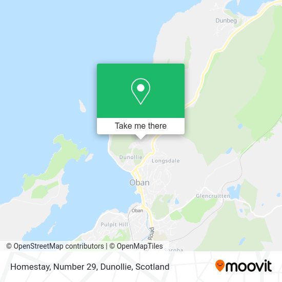 Homestay, Number 29, Dunollie map