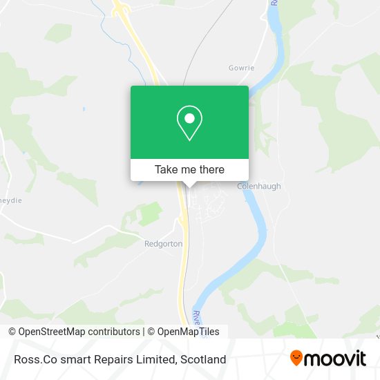 Ross.Co smart Repairs Limited map