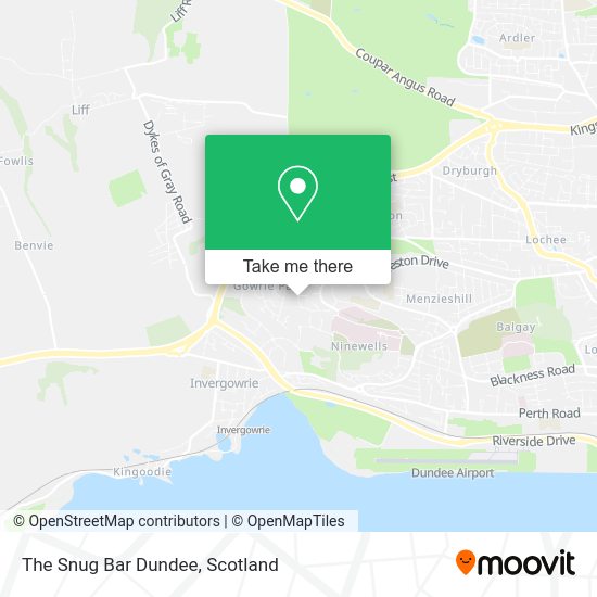 The Snug Bar Dundee map
