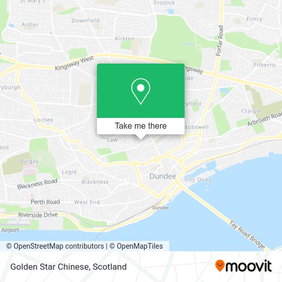Golden Star Chinese map