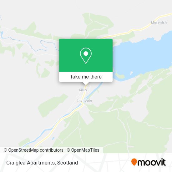 Craiglea Apartments map