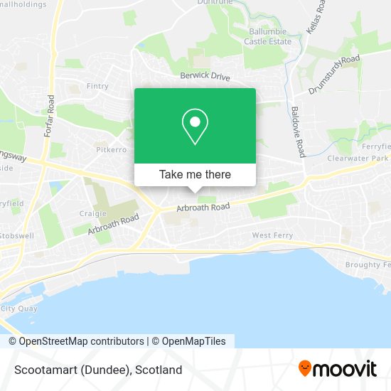 Scootamart (Dundee) map