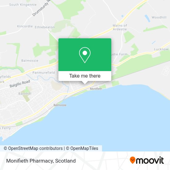 Monifieth Pharmacy map
