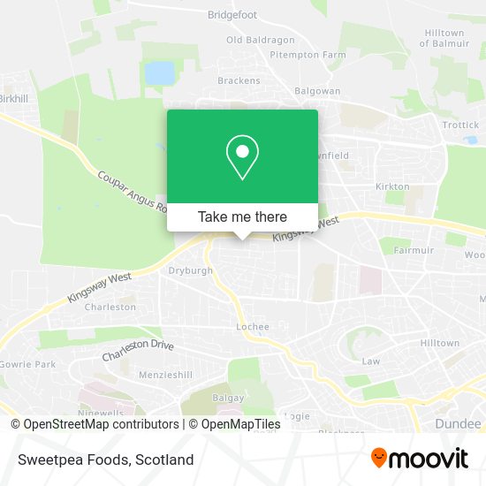 Sweetpea Foods map