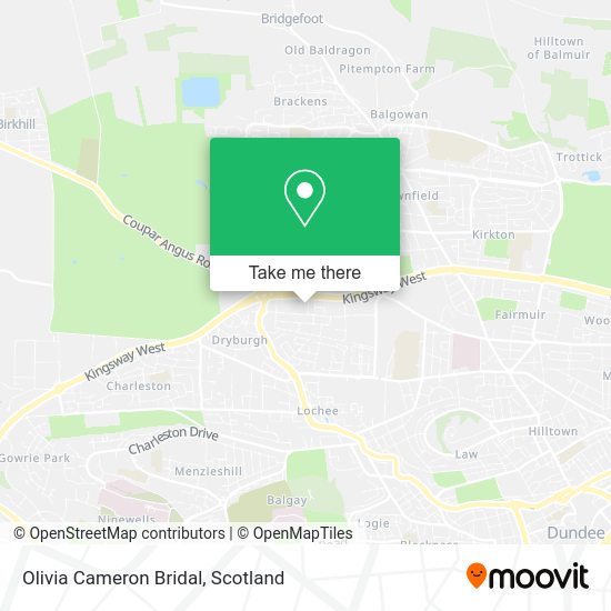 Olivia Cameron Bridal map
