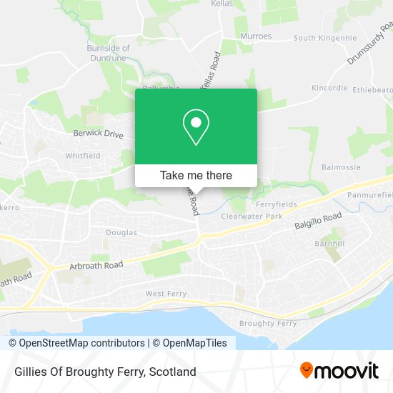 Gillies Of Broughty Ferry map