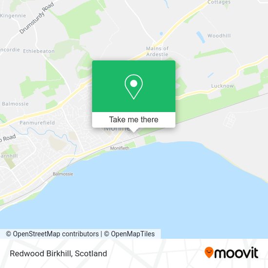 Redwood Birkhill map