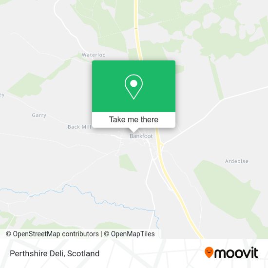 Perthshire Deli map