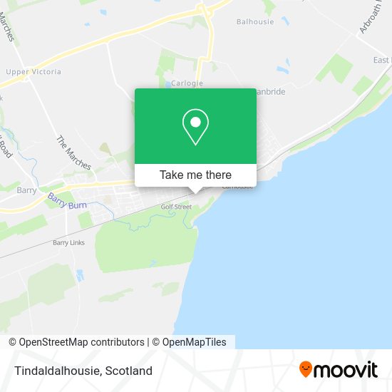 Tindaldalhousie map