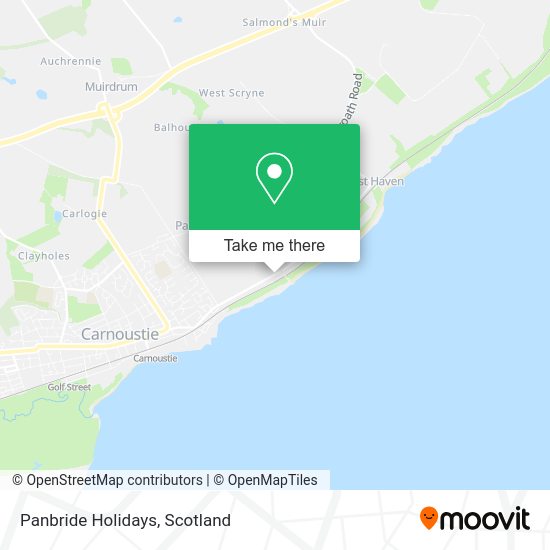 Panbride Holidays map