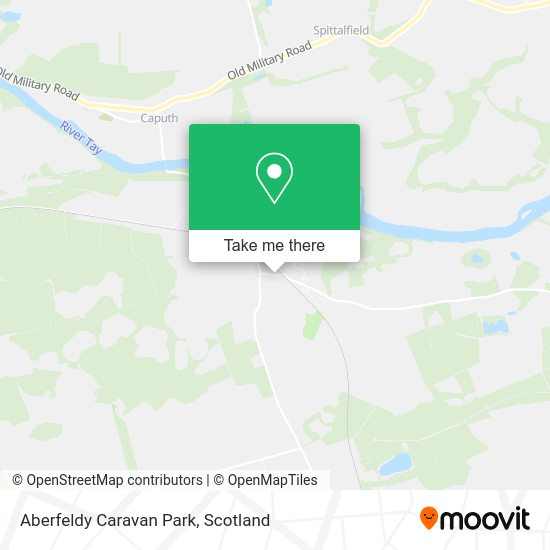 Aberfeldy Caravan Park map