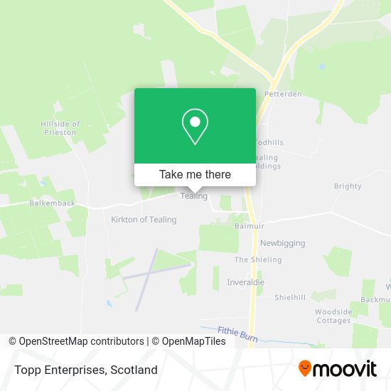 Topp Enterprises map