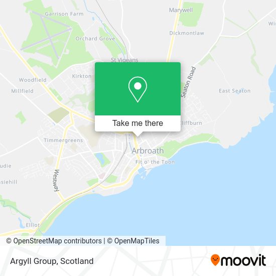 Argyll Group map