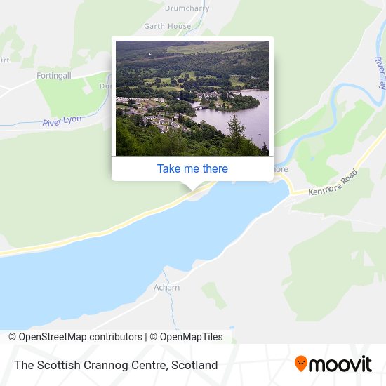 The Scottish Crannog Centre map