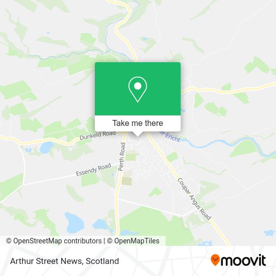 Arthur Street News map