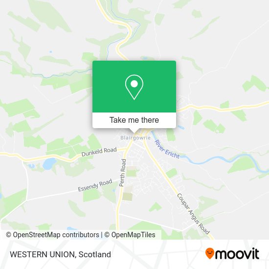 WESTERN UNION map