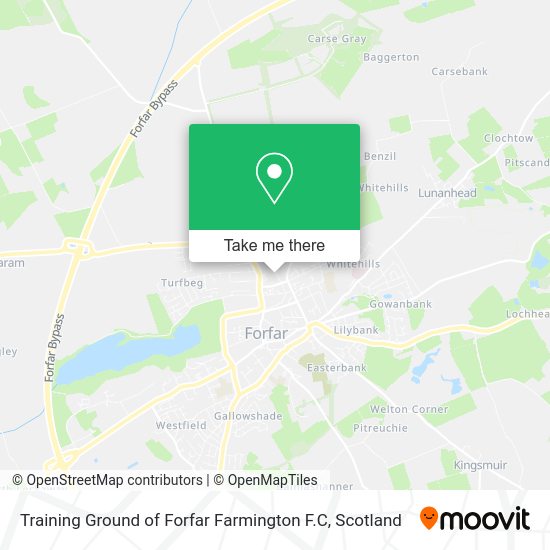 Training Ground of Forfar Farmington F.C map