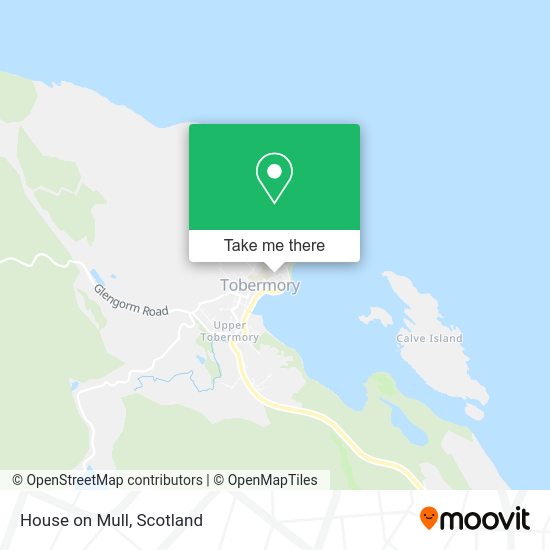 House on Mull map