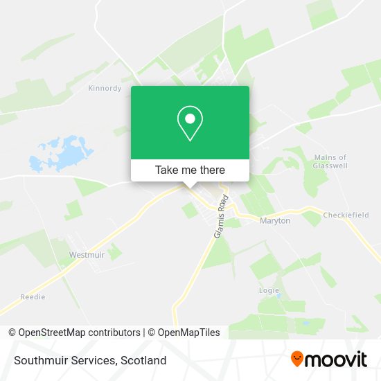 Southmuir Services map