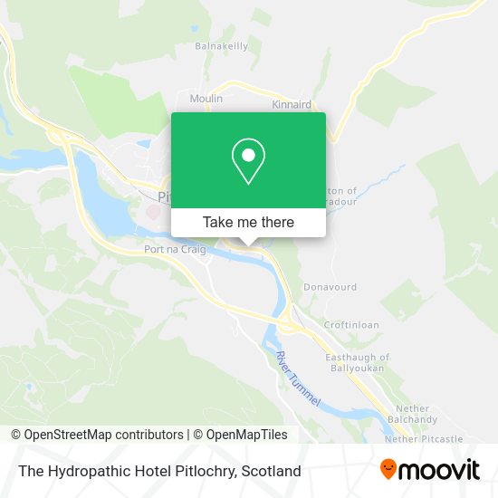 The Hydropathic Hotel Pitlochry map