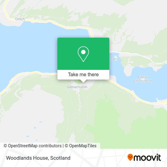 Woodlands House map