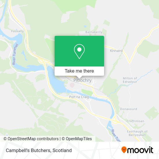 Campbell's Butchers map