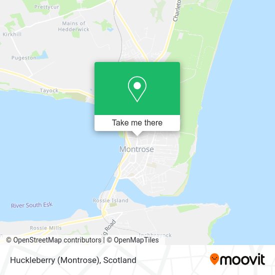 Huckleberry (Montrose) map