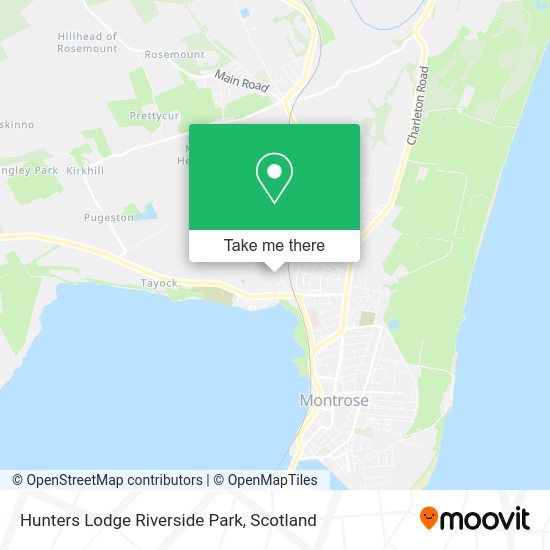 Hunters Lodge Riverside Park map