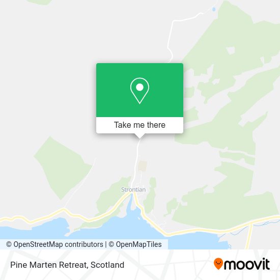 Pine Marten Retreat map
