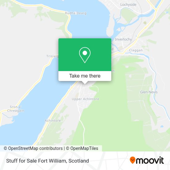 Stuff for Sale Fort William map