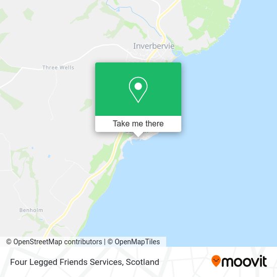 Four Legged Friends Services map
