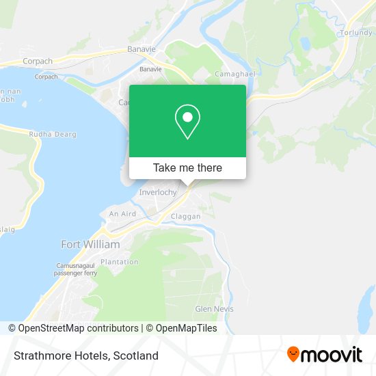 Strathmore Hotels map